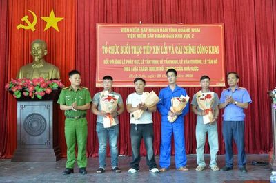 Xin lỗi công khai 4 người bị truy tố oan sau 13 năm