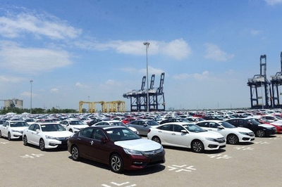 Tháng 4-2026: Lượng ô tô nguyên chiếc các loại nhập khẩu giảm 8.396 chiếc