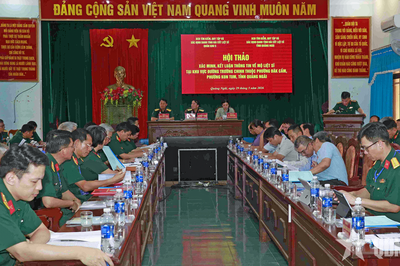 Hội thảo xác minh thông tin về liệt sĩ, mộ liệt sĩ tại tại tỉnh Quảng Ngãi