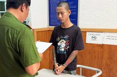 Sau khi sử dụng ma túy, con trai chém cha ruột gây thương tích