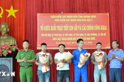 Quảng Ngãi: Xin lỗi, cải chính công khai đối với các công dân bị hàm oan