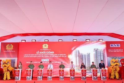 Cần Thơ khởi công dự án nhà ở cho lực lượng công an nhân dân