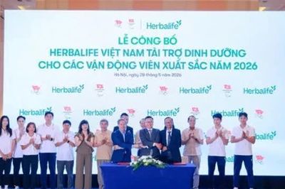 Herbalife năm thứ 14 tài trợ dinh dưỡng cho các tài năng thể thao Việt Nam