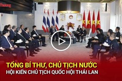 Tổng Bí thư, Chủ tịch nước hội kiến Chủ tịch quốc hội Thái Lan