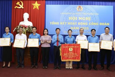 Liên đoàn lao động tỉnh Khánh Hòa tổng kết hoạt động công đoàn năm 2025