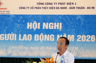 Hội nghị người lao động Công ty Cổ phần Thủy điện Đa Nhim - Hàm Thuận - Đa Mi năm 2026: Đoàn kết và phát triển bền vững
