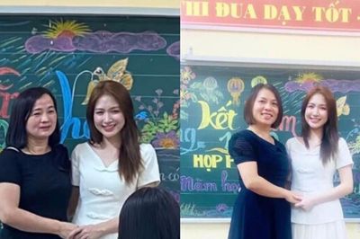 Hòa Minzy đi họp phụ huynh trường làng, nhạc sĩ Nguyễn Văn Chung nhận kết quả trái ngược cho hai con