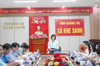 Họp bàn tổ chức các hoạt động 'Theo dấu chân 100 năm cà phê Khe Sanh'