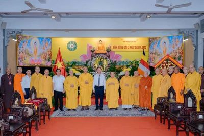 Lãnh đạo Ban Tôn giáo Chính phủ thăm Trưởng lão Hòa thượng Chủ tịch Hội đồng Trị sự GHPGVN