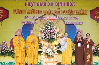 Thái Nguyên: Chùa Hang - ngôi chùa duy nhất vùng cao xã Định Hóa tổ chức Đại lễ Phật đản Phật lịch 2570