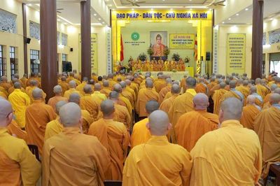 TP.HCM: Lễ khai khóa An cư kiết hạ Phật lịch 2570 của chư Tăng Ni khu vực Bình Dương