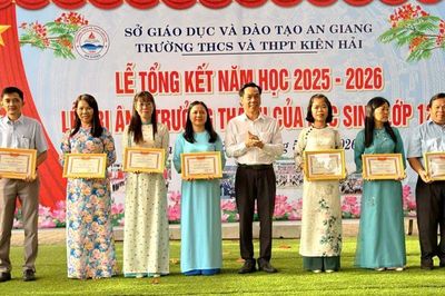 An Giang: Trường THCS và THPT Kiên Hải vượt khó vươn lên, khẳng định chất lượng giáo dục