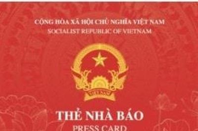 Bộ Văn hóa, Thể thao và Du lịch ban hành mẫu thẻ nhà báo mới