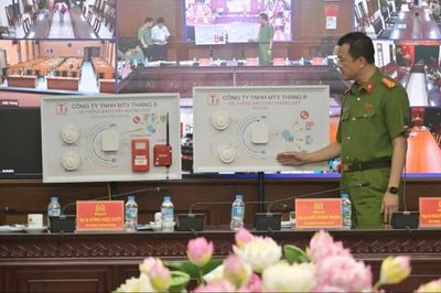 Công an Hà Nội ra mắt thiết bị báo cháy không dây