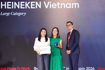 HEINEKEN Việt Nam được vinh danh top Nơi làm việc xuất sắc hàng đầu Việt Nam