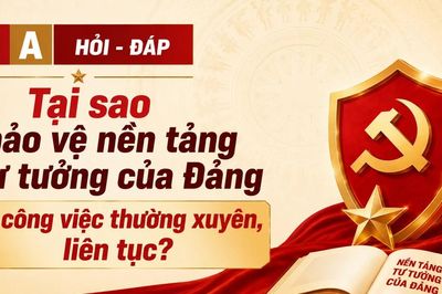 [Hỏi-đáp] Tại sao bảo vệ nền tảng tư tưởng của Đảng là công việc thường xuyên, liên tục?