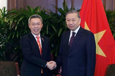 Tổng Bí thư, Chủ tịch nước Tô Lâm tiếp lãnh đạo các doanh nghiệp và tổ chức tài chính lớn của Singapore