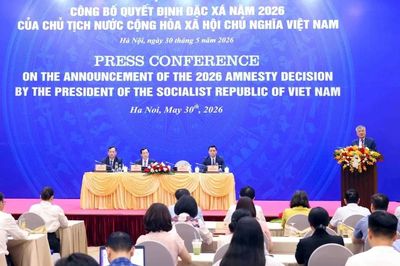 Gần 10.000 phạm nhân được đặc xá năm 2026