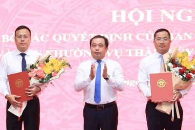Điều động, bổ nhiệm nhiều cán bộ chủ chốt ở Hà Nội và 3 tỉnh