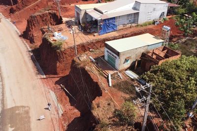 Đồng Nai thanh tra dự án hạ cốt nền khiến nhà dân cheo leo