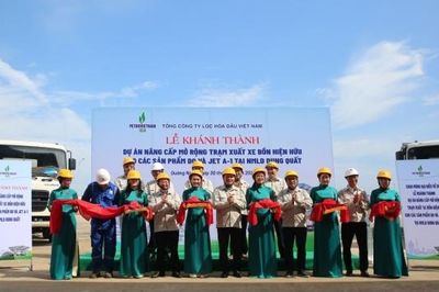 NMLD Dung Quất tăng 45% năng lực xuất sản phẩm bằng đường bộ