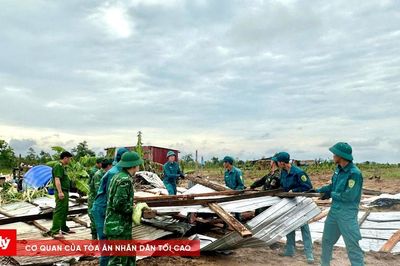Giông lốc gây thiệt hại tại các xã biên giới tỉnh Đắk Lắk