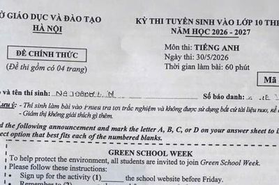 Đáp án môn tiếng Anh thi vào lớp 10 Hà Nội