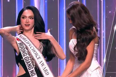 Hoa hậu Hương Giang lập cú đúp ngoạn mục ở chung kết Miss Grand