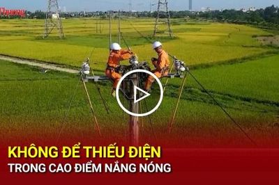 Không để thiếu điện trong cao điểm nắng nóng