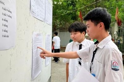 Đề Tiếng Anh thi lớp 10 Hà Nội phân hóa cao, bám sát chương trình học