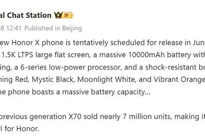 HONOR X80 sắp ra mắt: Pin đột phá 10,000mAh và màn hình OLED 120Hz