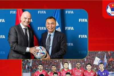 Chủ tịch FIFA Gianni Infantino gửi thư chúc mừng CLB Công an Hà Nội vô địch V-League