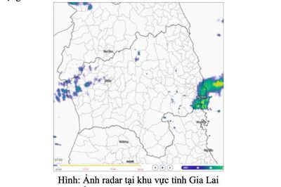 Gia Lai: Một số khu vực đề phòng giông lốc, mưa lớn cục bộ