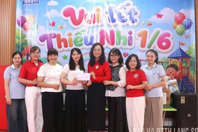 Thăm, tặng quà cho trẻ khuyết tật tại Trung tâm Hỗ trợ phát triển giáo dục hòa nhập KAZUO Lạng Sơn