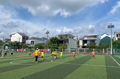 330 học sinh tham gia Ngày hội bóng đá vui năm 2026