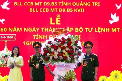 Gặp mặt cựu chiến binh Mặt trận Đường 9-B5 Quảng Trị