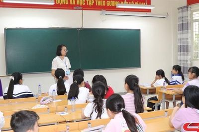 733 thí sinh dự tuyển vào lớp 6 Trường TH-THCS-THPT Chu Văn An