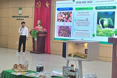 10 dự án vào chung kết cuộc thi ý tưởng sáng tạo khoa học và khởi nghiệp nông nghiệp