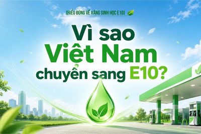Vì sao Việt Nam chuyển sang xăng sinh học E10?