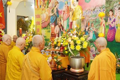 Trang nghiêm Đại lễ Phật đản Phật lịch 2570 của Phật giáo liên phường, tại chùa Huỳnh Kim
