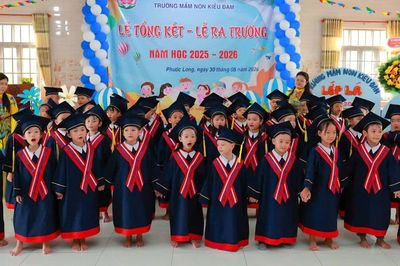 Trường Mầm non Kiều Đàm tổng kết năm học 2025-2026 và lễ ra trường cho trẻ lớp Lá
