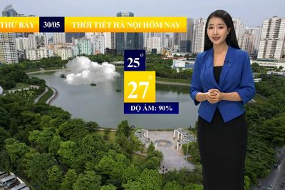 Dự báo thời tiết sáng | 30/05/2026