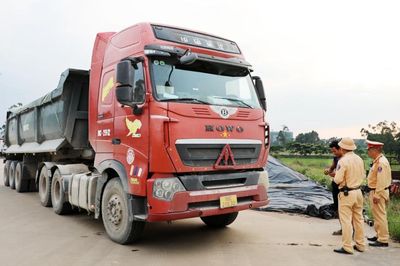 Ngăn chặn vi phạm hoạt động xe tải trọng lớn