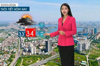 Dự báo thời tiết tối | 30/05/2026