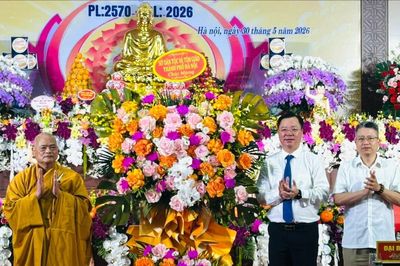 Trang nghiêm Đại lễ Phật đản Phật lịch 2570 tại Hà Nội