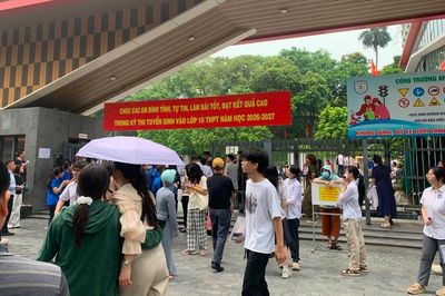 Thời tiết thuận lợi cho kỳ thi vào lớp 10