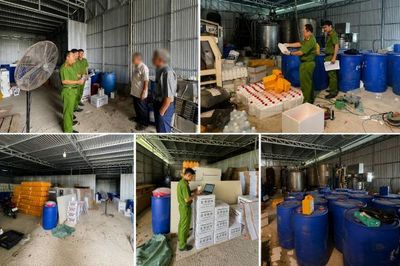 Cần Thơ: Triệt phá cơ sở sản xuất phân bón trái phép, thu giữ hơn 500 can thành phẩm
