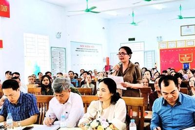 Cử tri Nam Phù quan tâm đặc biệt đến dự án Trục Đại lộ cảnh quan sông Hồng