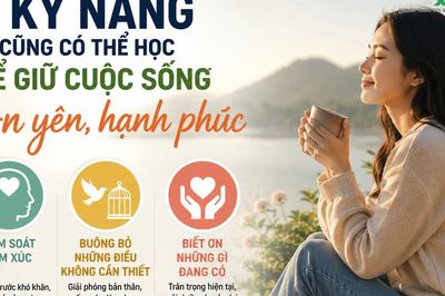 3 kỹ năng ai cũng có thể học để sống an yên hơn: Điều thứ 2 giúp nhiều người nhẹ lòng hẳn
