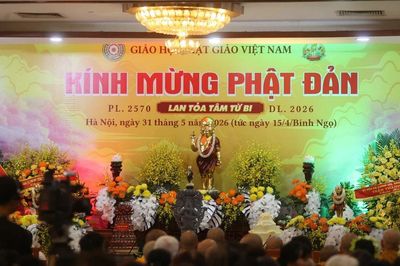 Lễ Phật đản 2026 tại Hà Nội lan tỏa thông điệp từ bi, trí tuệ, hòa bình và đoàn kết